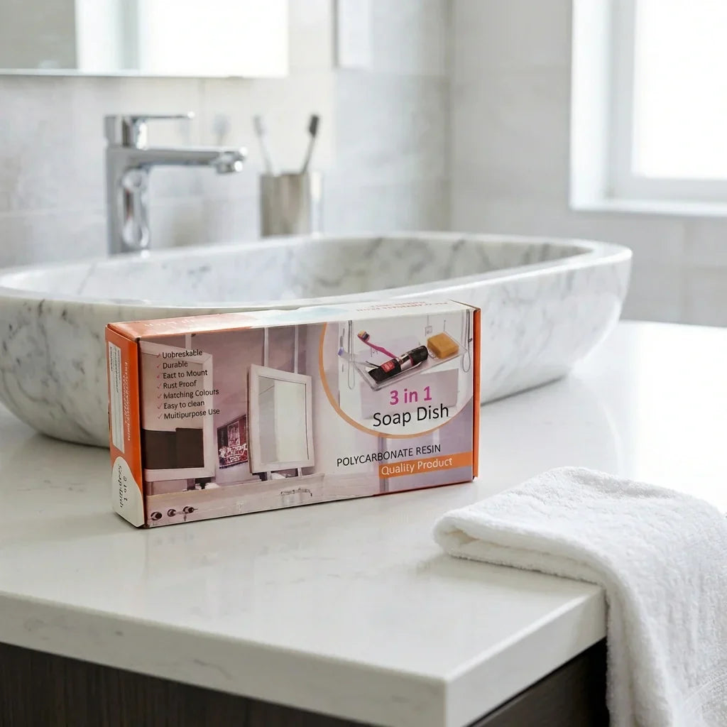 Best 3-in-1 glass soap dish - dishes & holders | 2026 | fast shipping
