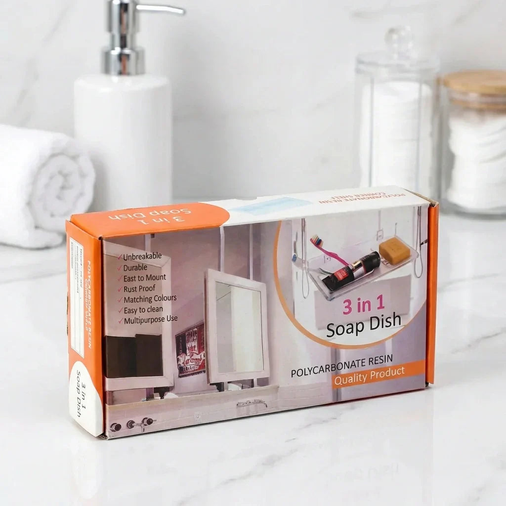 Best 3-in-1 glass soap dish - dishes & holders | 2026 | fast shipping