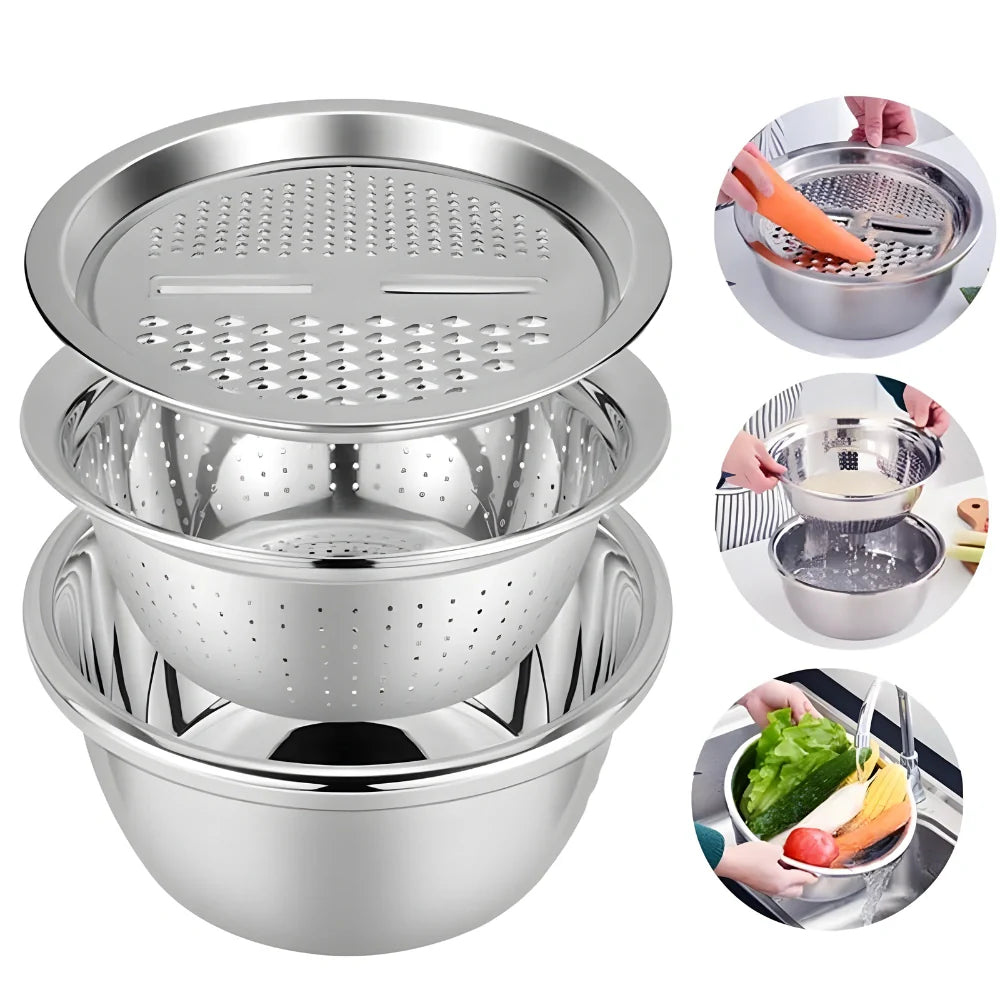 3 in 1 Grater & Colander