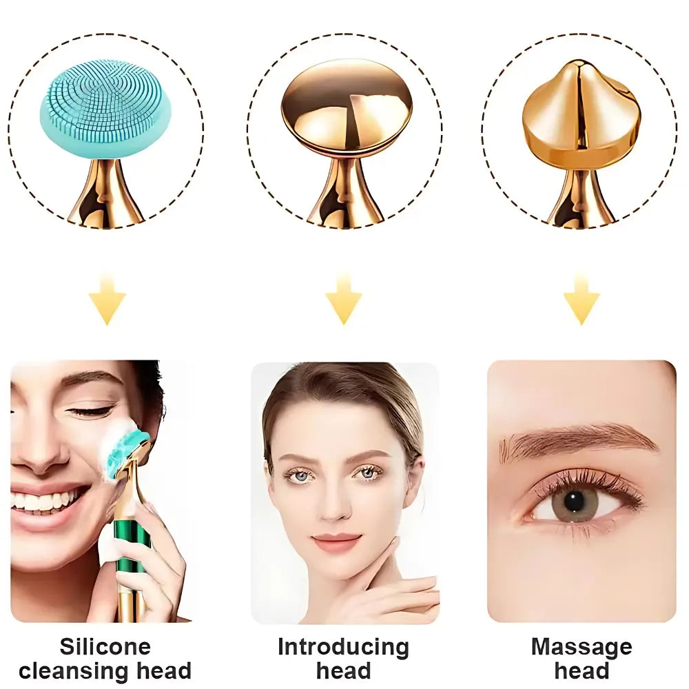 3 in 1 Massager – Spa Like Care for Face Eyes & Neck beauty care