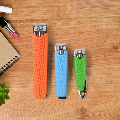 3 In 1 Nail Clipper Set Compact Cutter Big Size And Small Sizes - Health & Beauty