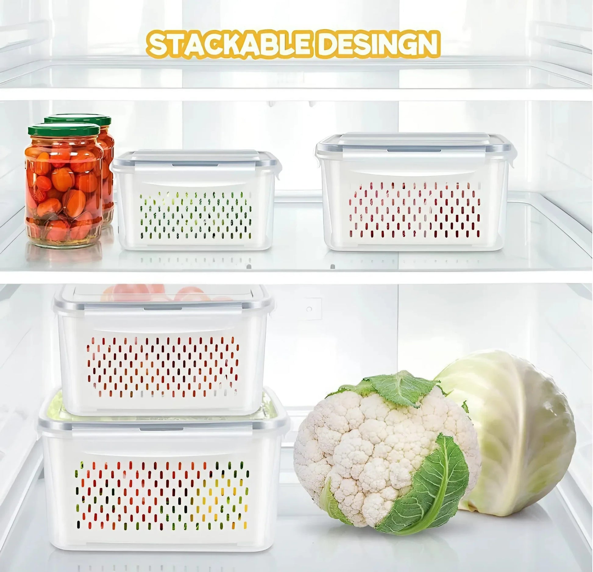 3 in 1 Smart Storage Kitchen Containers Kitchenware