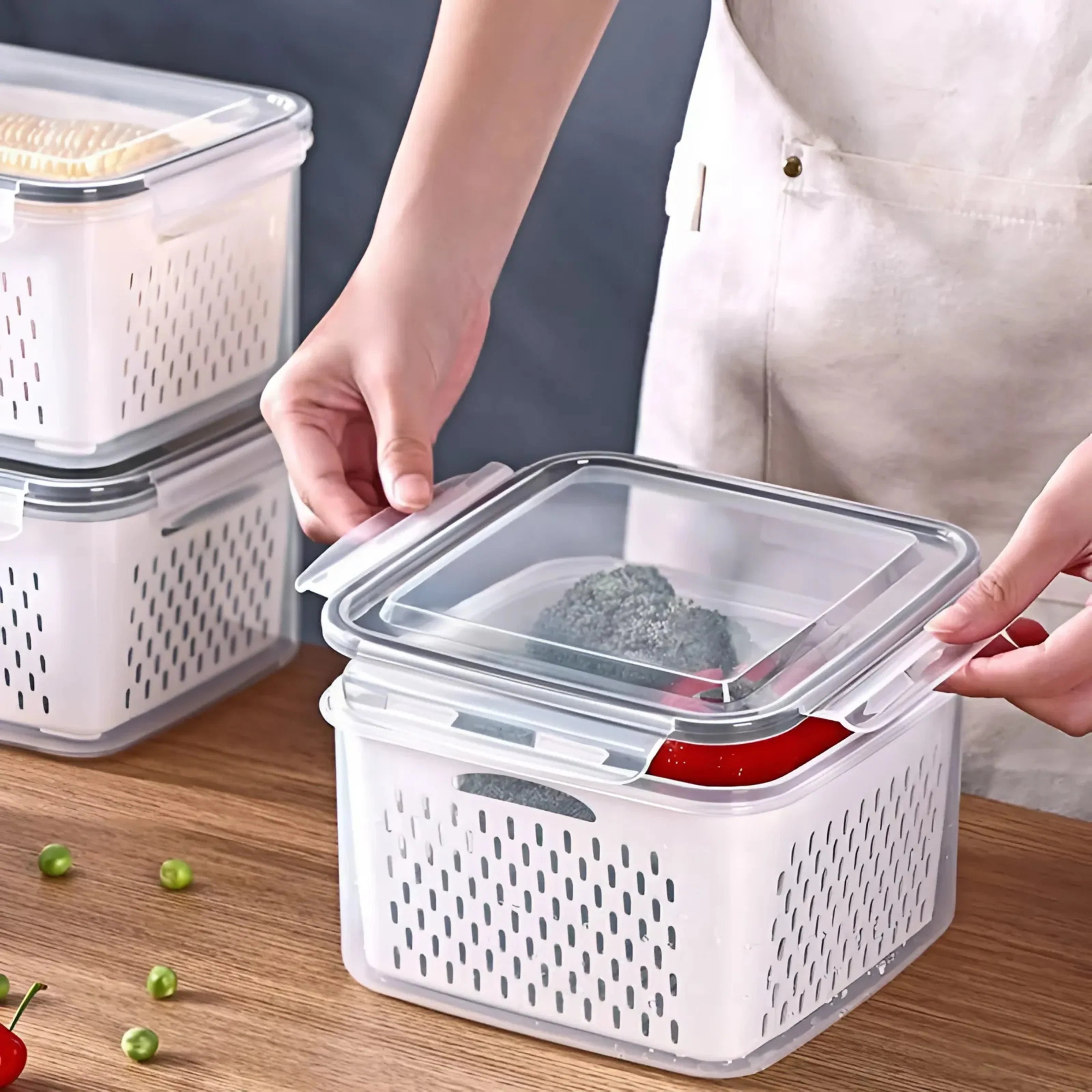 3 in 1 Smart Storage Kitchen Containers Kitchenware