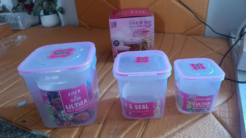 Best 3-piece air seal storage containers - food | 2025 | fast shipping