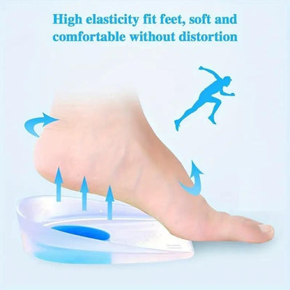 3 Piece Soft Silicone Foot Sleeves – 2 Pair Ankle + 1 Pair Heel Protector