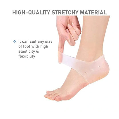 3 Piece Soft Silicone Foot Sleeves – 2 Pair Ankle + 1 Pair Heel Protector