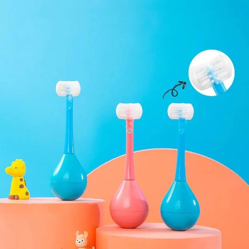 3-Sided Toddler Toothbrush - Home Improvement