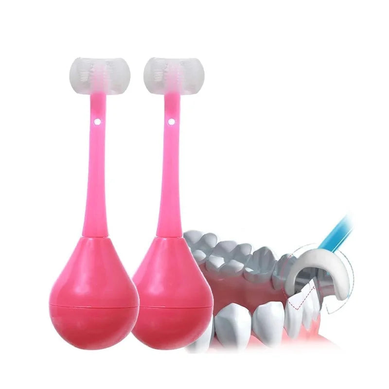 3-Sided Toddler Toothbrush - Home Improvement