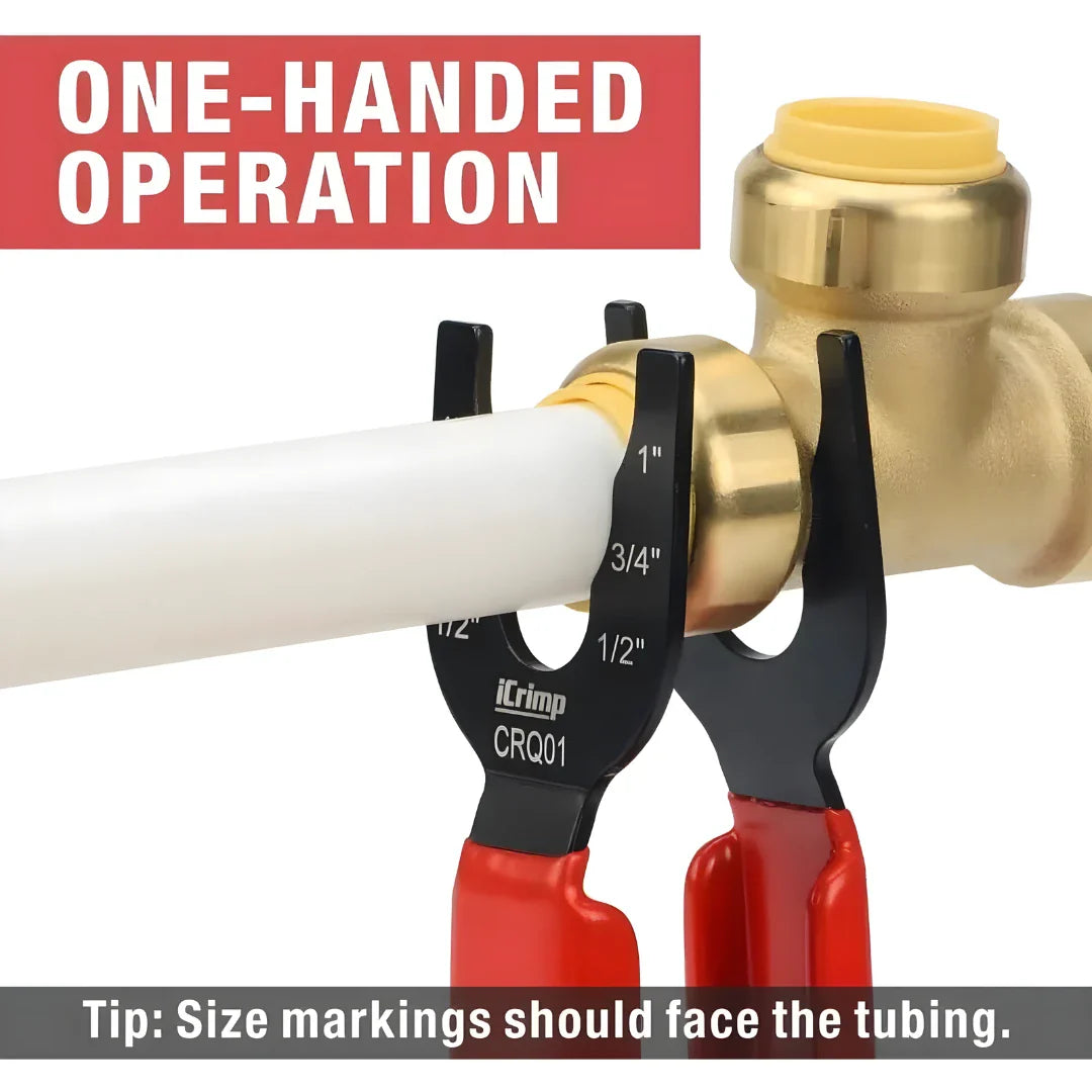 3 Size Push to connect Clamp Tong Tool