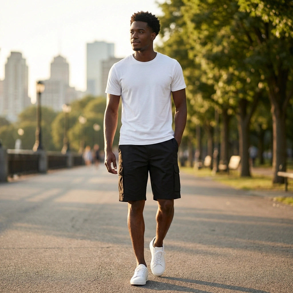 Men’s Cargo Shorts Trio
