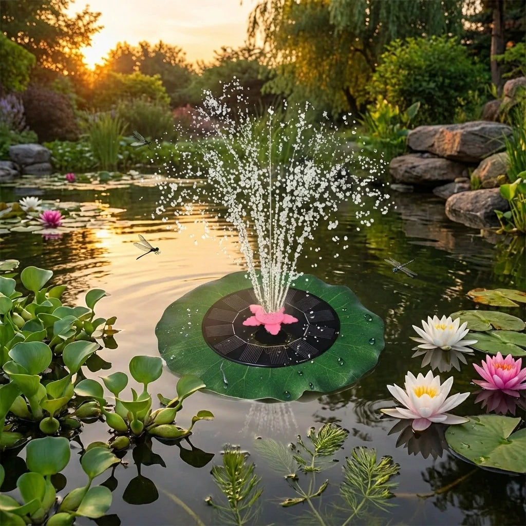Solar Floating Lotus Fountain Pump