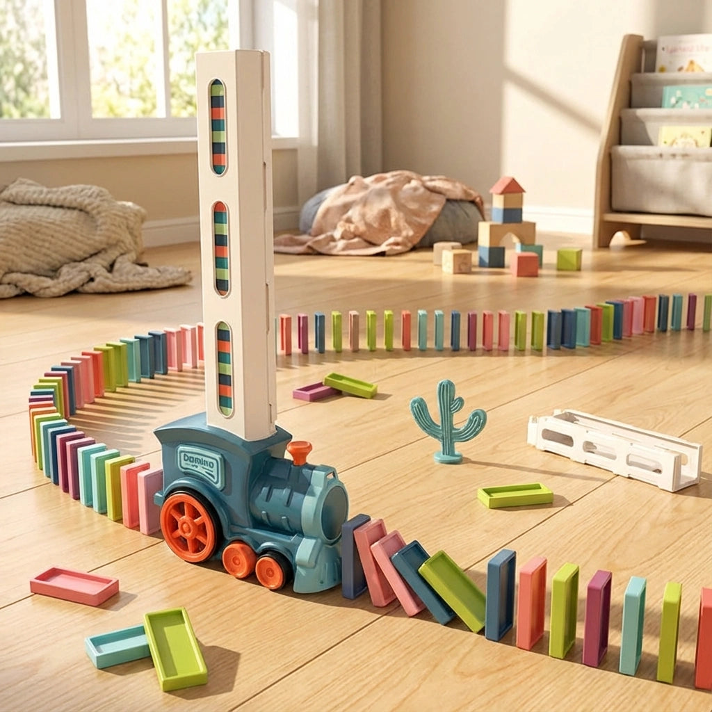 Kids' Domino Train Toy Set