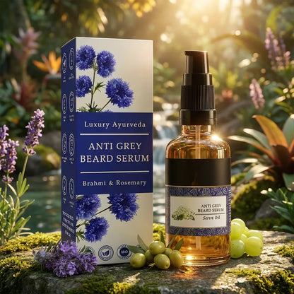 Natural Anti Grey Beard Serum Oil (Pack Of 2)