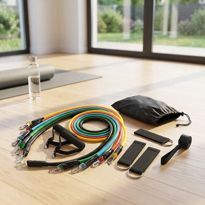 11 Pcs Resistance Band Set For Men & Women