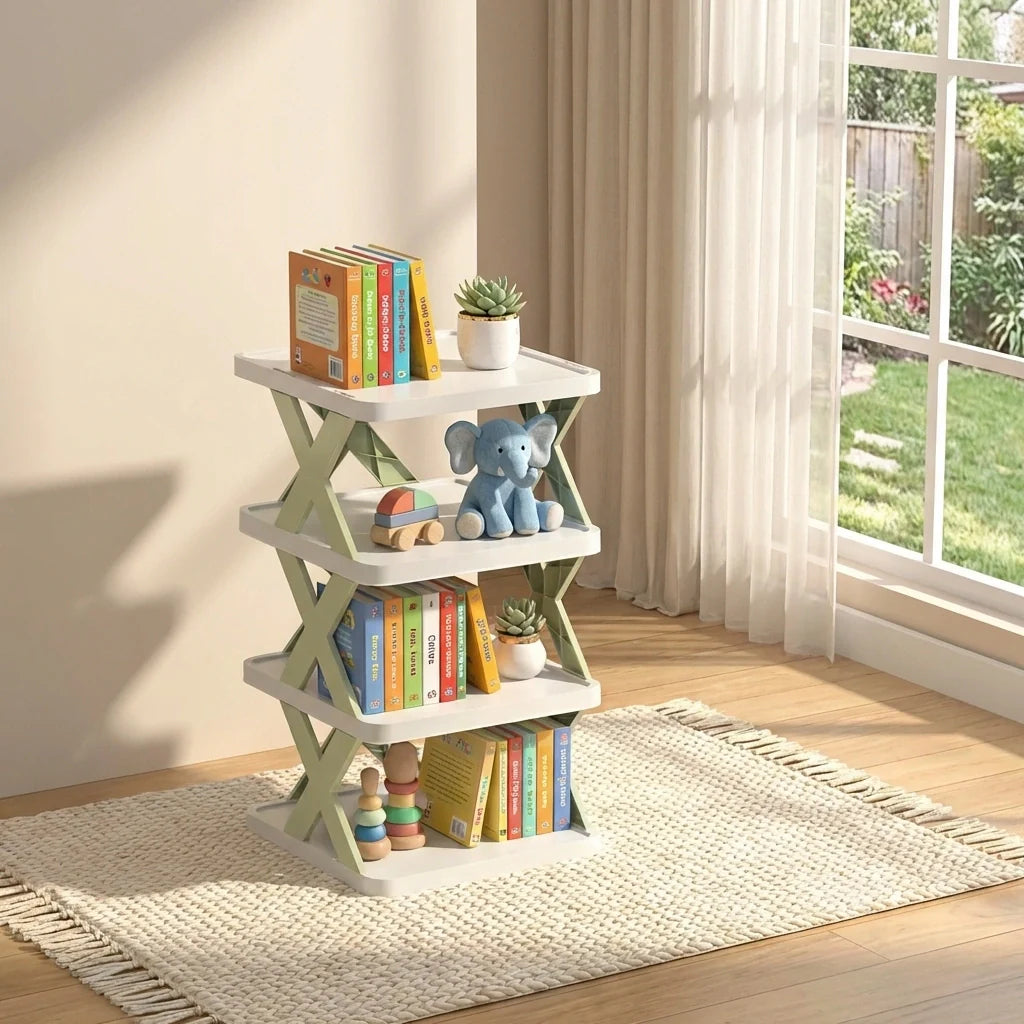 Space-Saving Corner Shoe Rack