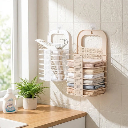 Wall-Mounted Collapsible Laundry Basket