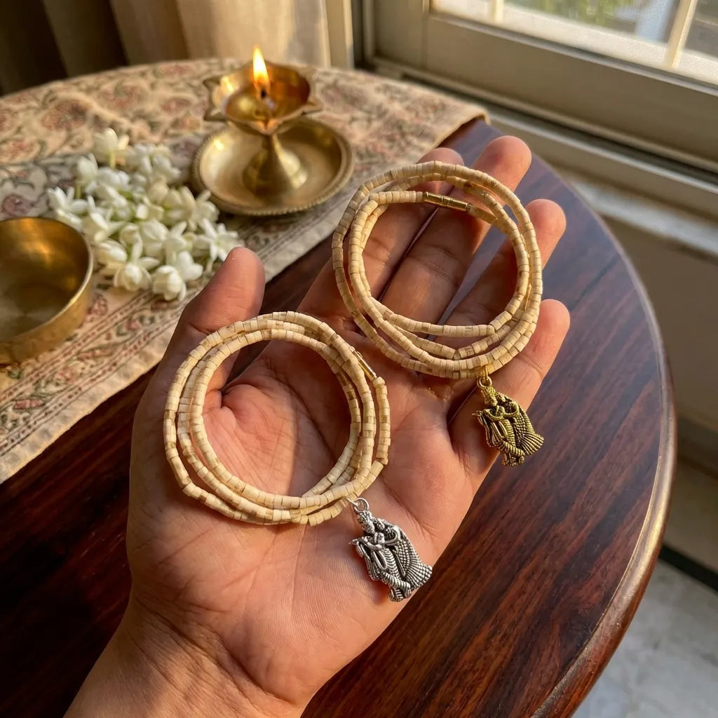 Tulsi Mala Pendant Combo