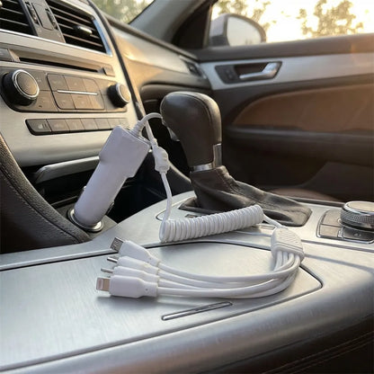 4 in 1 Multi Pin Car Charging Cable