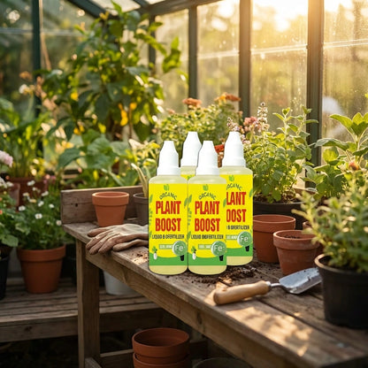 Plant Boost Liquid Biofertilizer for All Crops,Organic (Pack of 4)