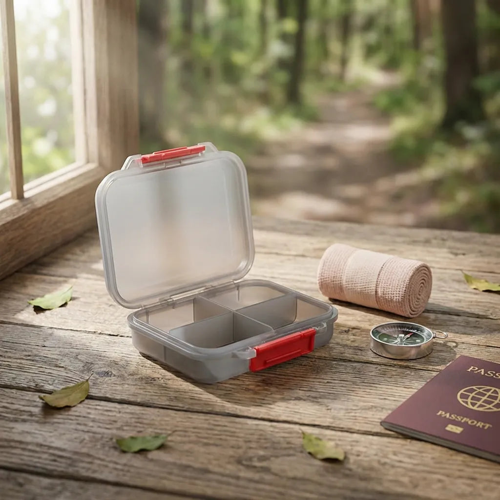 Double Layer Pill Organizer