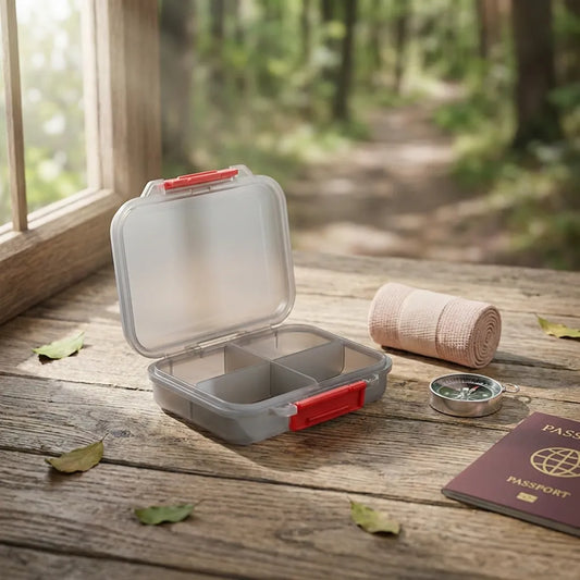 Double Layer Pill Organizer