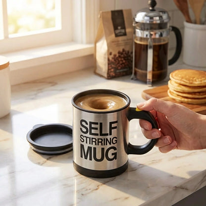 Auto-Stirring Smart Coffee Mug