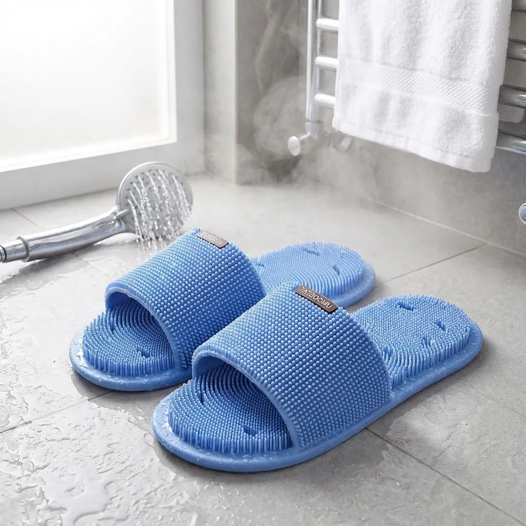 Shower Foot Scrub Slippers