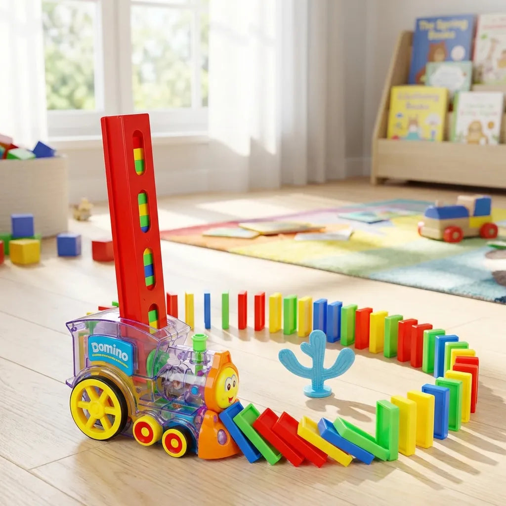 Train Toy Domino Set
