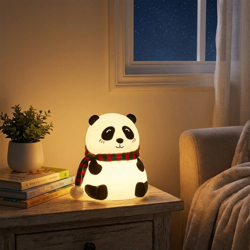 Silicon Touch Panda Lamp