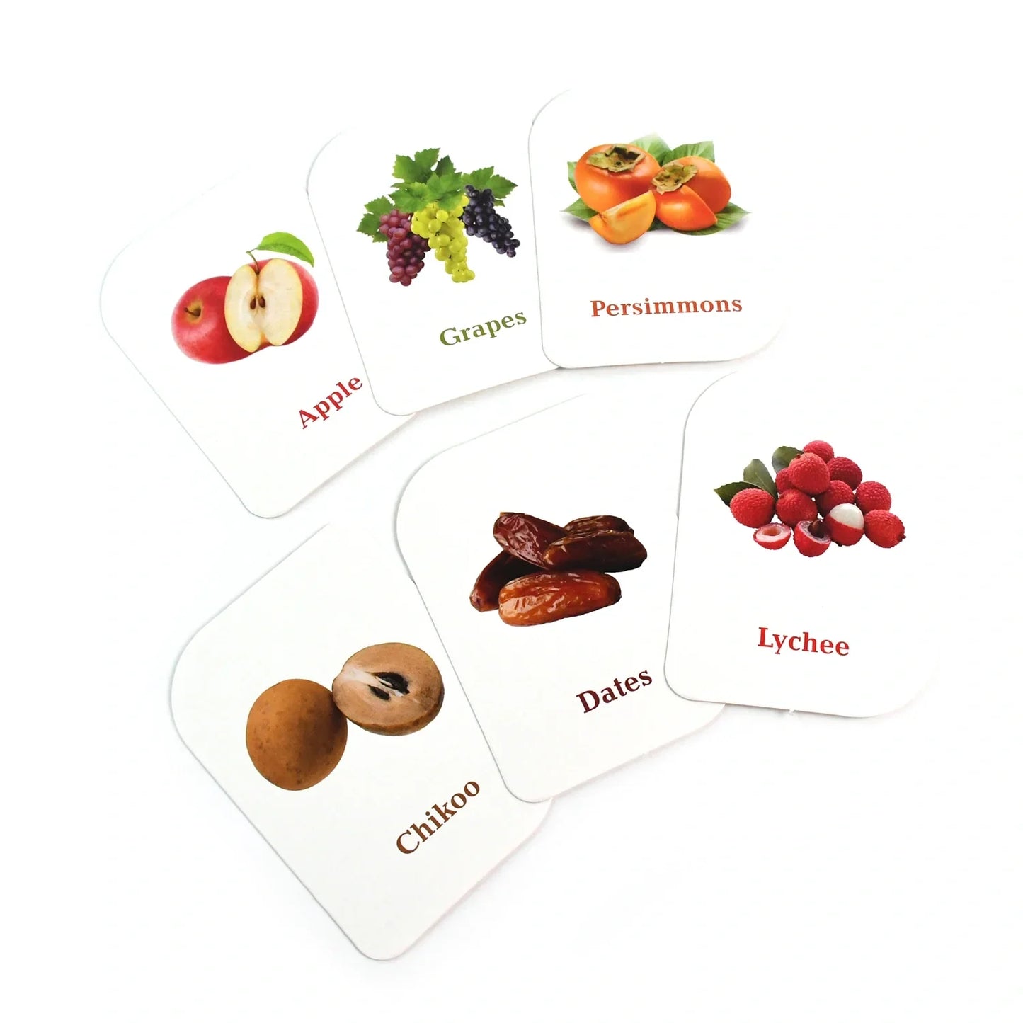 Best 32-piece fruit flashcards for kids - educational flash cards | 2025 | fast shipping