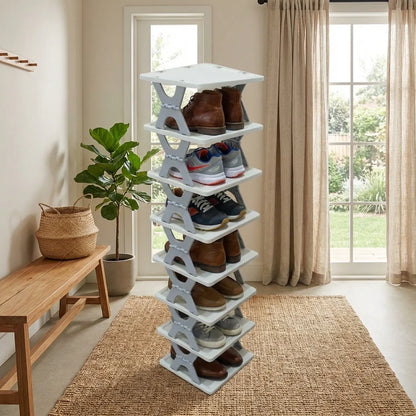 Smart Foldable Shoe Rack Organizer