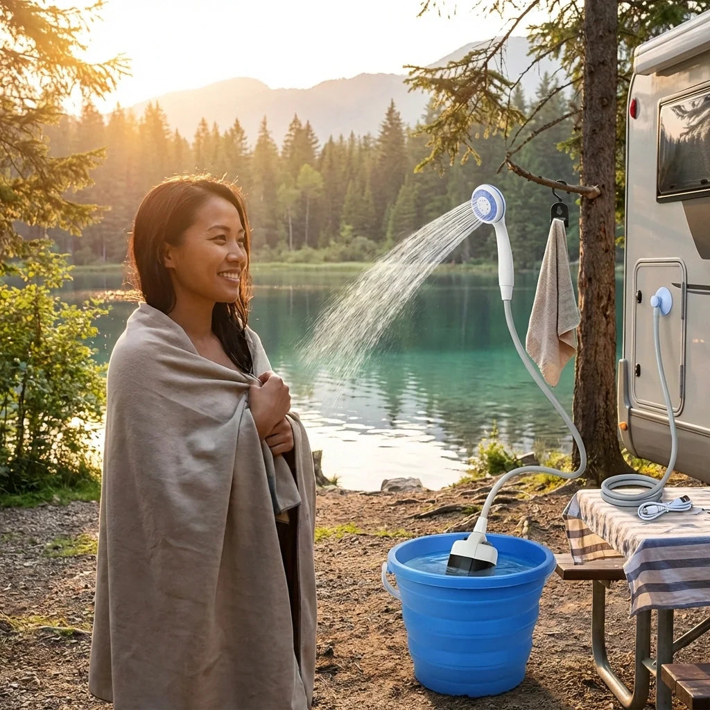 Portable USB Rechargeable Shower