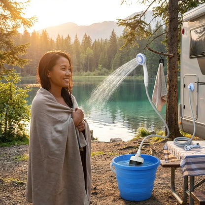 Portable USB Rechargeable Shower