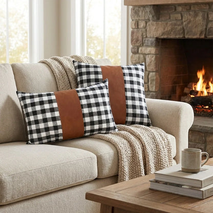 Leather Decorative Pillow Covers