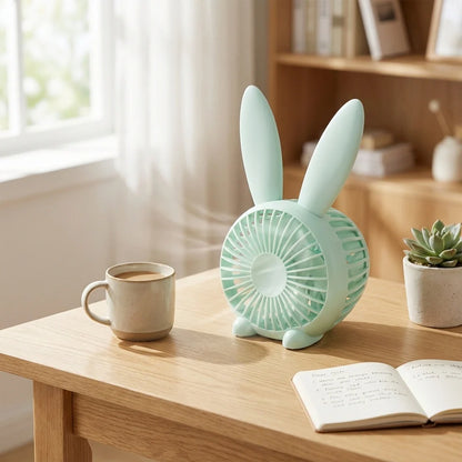 Cute Rabbit USB Desk Fan