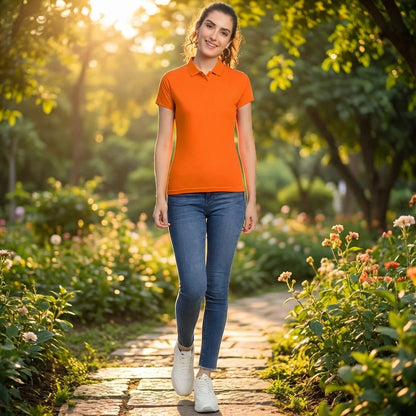 Bold Orange Polo