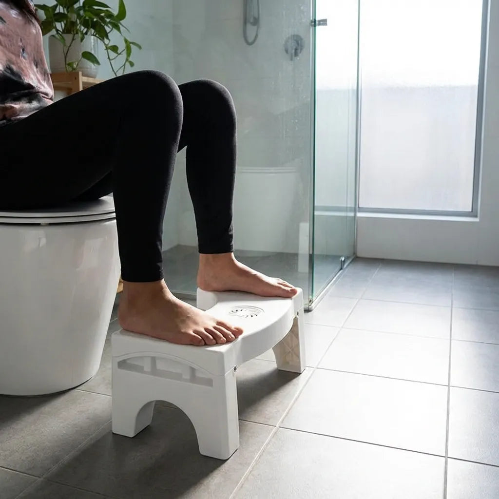 Plastic Foldable Anti-Constipation Potty Training Stool with Air Freshener Slot