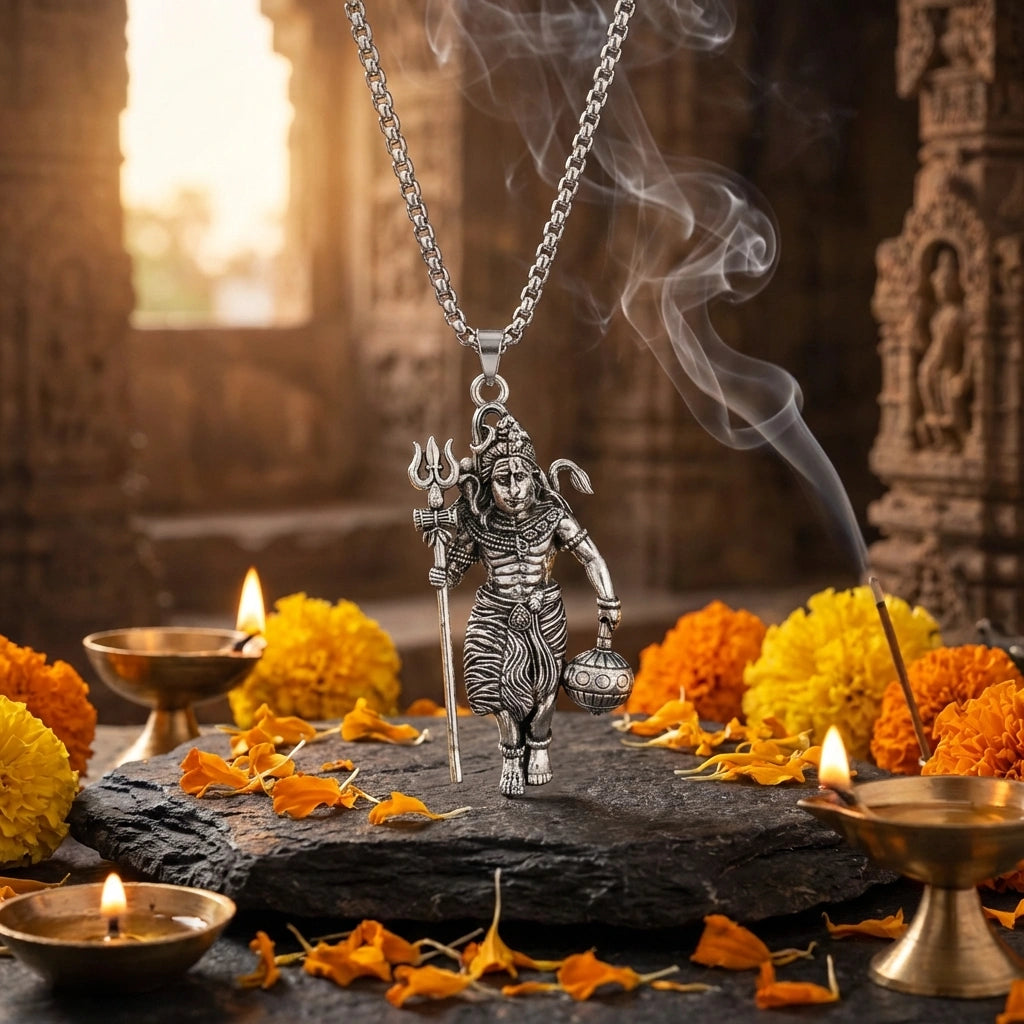 Divine Shiva Locket With Chain