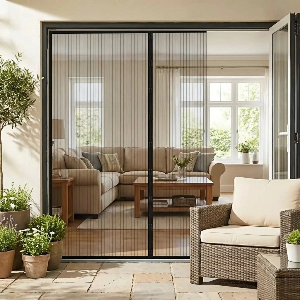 Mesh Magnetic Mosquito Screen Door Net Curtain