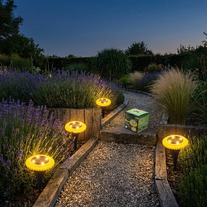 Solar Ground Lights 4-Pack