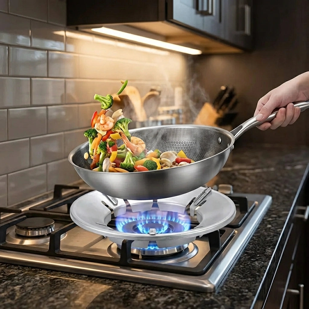 Fire & Windproof Energy Saving Stand Gas (Pack of 2)