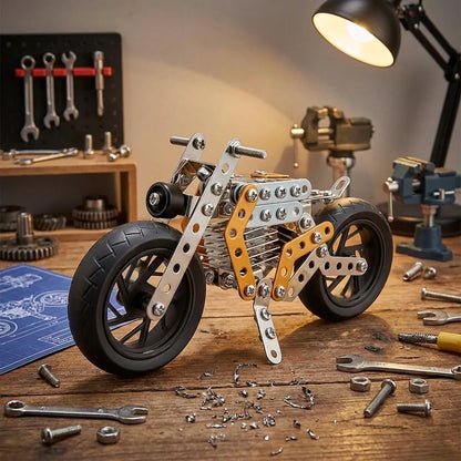 Metal DIY Bike Construction Kit – 162 Pcs