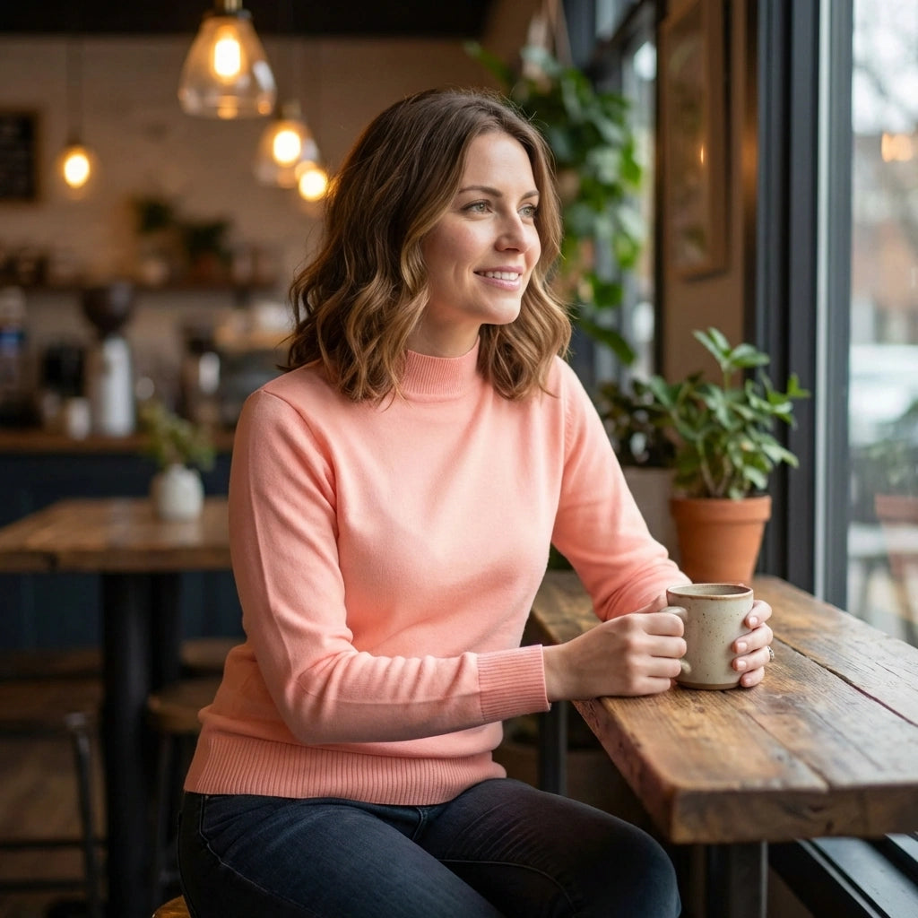 Warm Woolen High-Neck Sweater