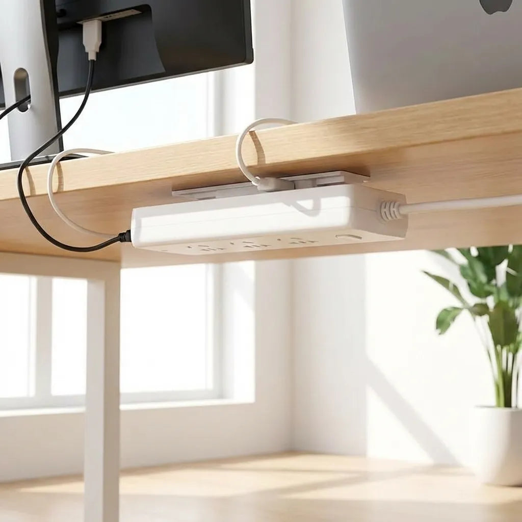 Self Adhesive Power Strip Holder (Pack of 4)