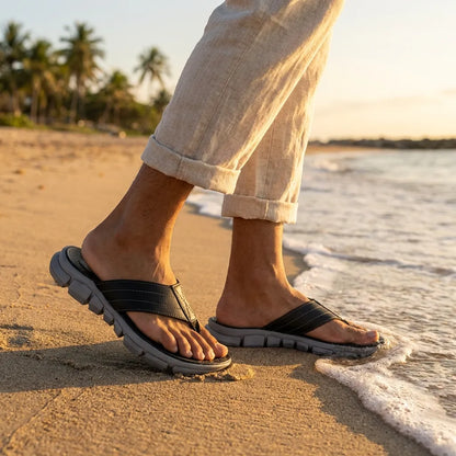 Leather Men's Everyday Slippers