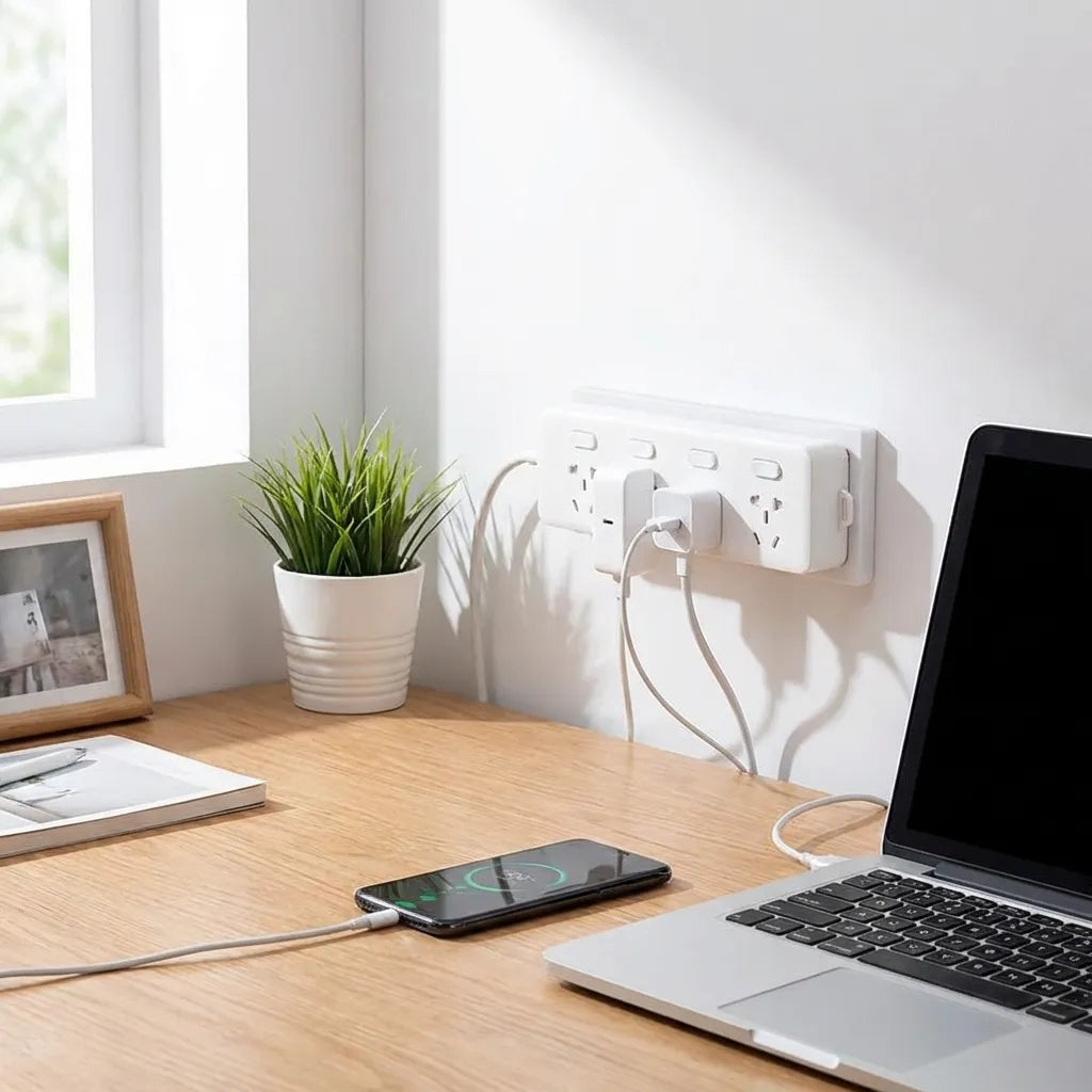 Self Adhesive Power Strip Holder (Pack of 4)
