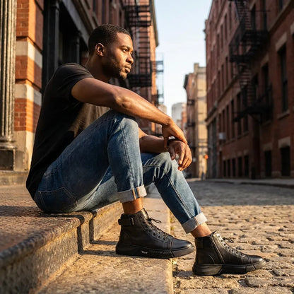 Urban Combat High-Top Boots