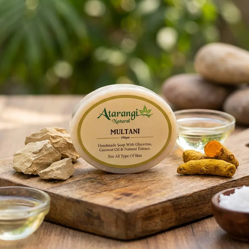 Multani Mitti Handmade Soap (Pack Of 4)