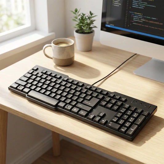 Wired USB Keyboard 104 Keys