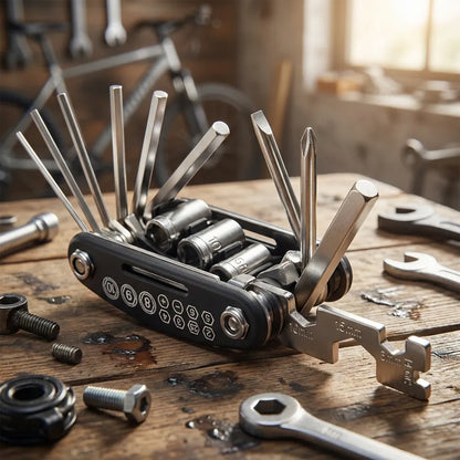16-in-1 Bike Repair Multi-Tool (Carbon Steel)